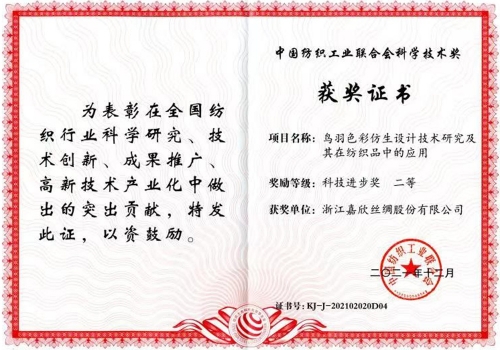 鳥羽色彩仿生-省級(jí)二等